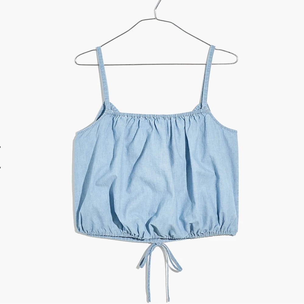 Madewell Light Blue Spaghetti Strap Top